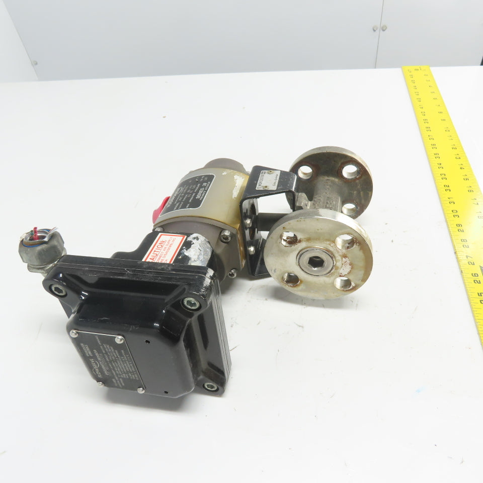 Flowserve 10E39SXZ1120A Ball Valve Pneumatic Actuator 120PSI 96IN LBS W/ Sensor