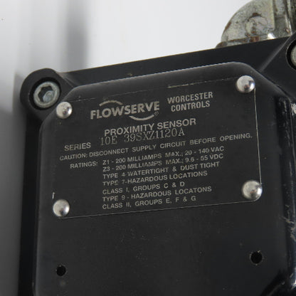 Flowserve 10E39SXZ1120A Ball Valve Pneumatic Actuator 120PSI 96IN LBS W/ Sensor
