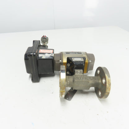 Flowserve 10E39SXZ1120A Ball Valve Pneumatic Actuator 120PSI 96IN LBS W/ Sensor