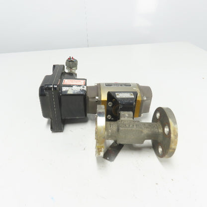 Flowserve 10E39SXZ1120A Ball Valve Pneumatic Actuator 120PSI 96IN LBS W/ Sensor