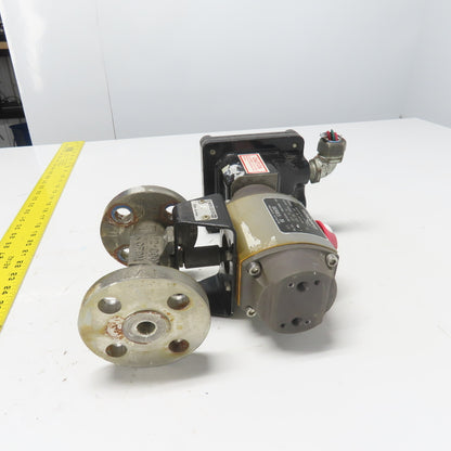 Flowserve 10E39SXZ1120A Ball Valve Pneumatic Actuator 120PSI 96IN LBS W/ Sensor