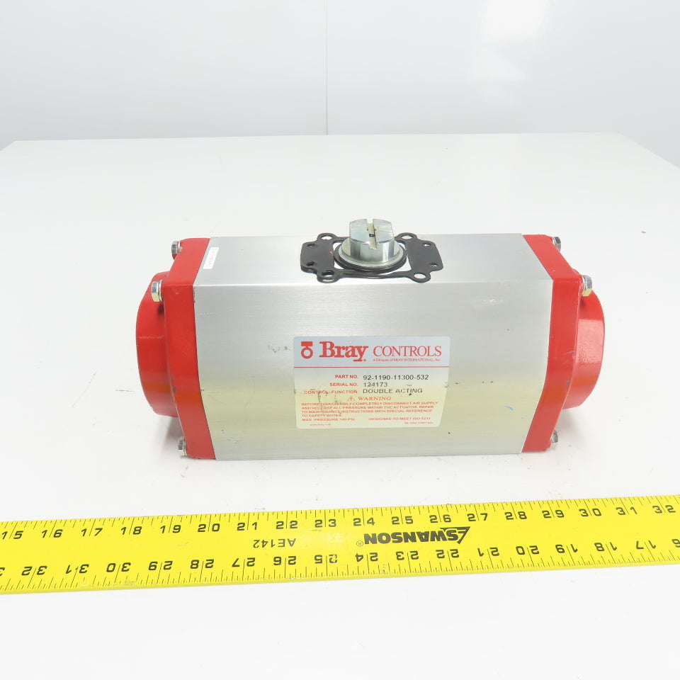 Bray Controls 92-1190-11300-532 Double Acting Pneumatic Actuator 140PSI