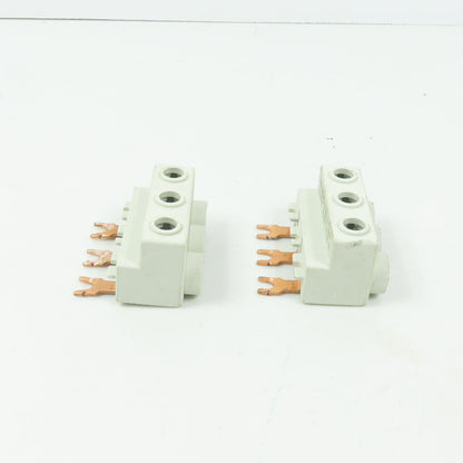 Siemens 3RV1925-5AB 3-Phase Busbar Supply Terminal For Size S0 Lot Of 2