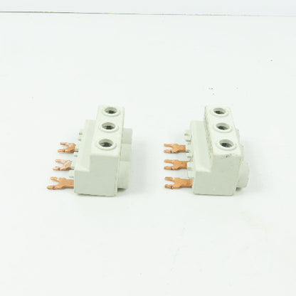 Siemens 3RV1925-5AB 3-Phase Busbar Supply Terminal For Size S0 Lot Of 2