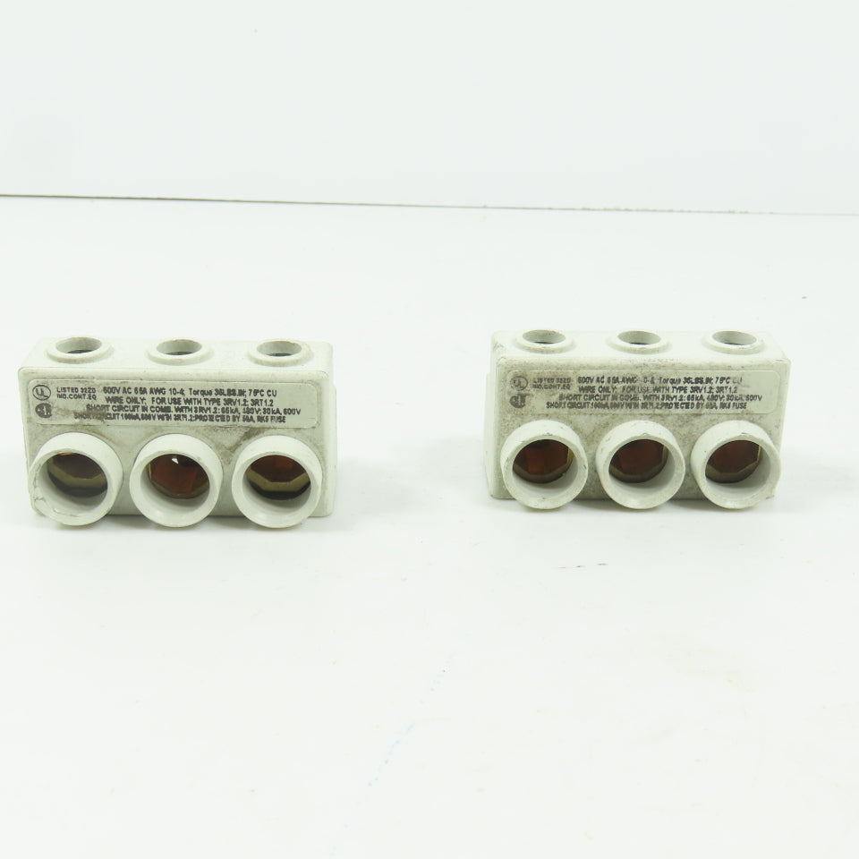 Siemens 3RV1925-5AB 3-Phase Busbar Supply Terminal For Size S0 Lot Of 2
