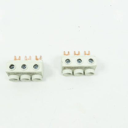 Siemens 3RV1925-5AB 3-Phase Busbar Supply Terminal For Size S0 Lot Of 2