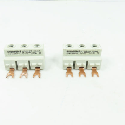 Siemens 3RV1925-5AB 3-Phase Busbar Supply Terminal For Size S0 Lot Of 2