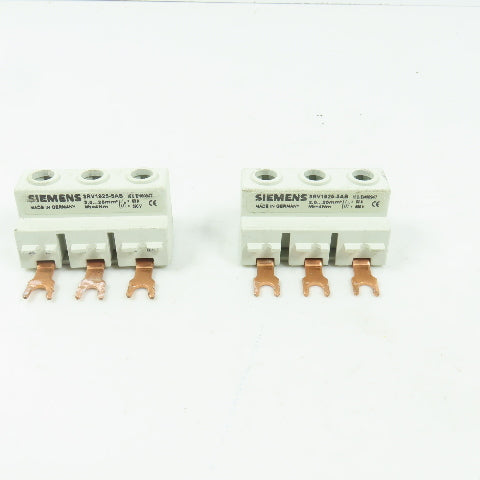 Siemens 3RV1925-5AB 3-Phase Busbar Supply Terminal For Size S0 Lot Of 2