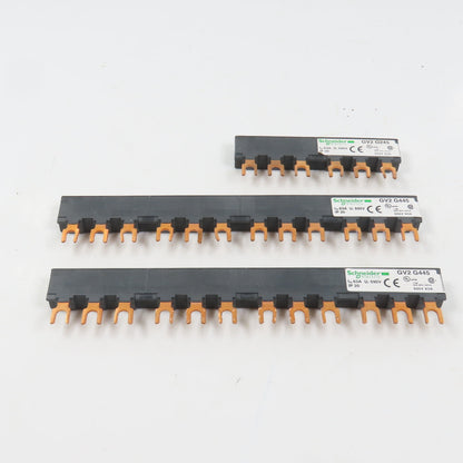 Schneider GV2G445 GV2G245 3-Phase Copper Comb Busbar 63A 690V Lot Of 3