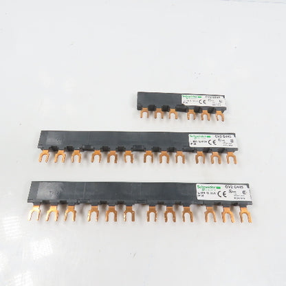 Schneider GV2G445 GV2G245 3-Phase Copper Comb Busbar 63A 690V Lot Of 3