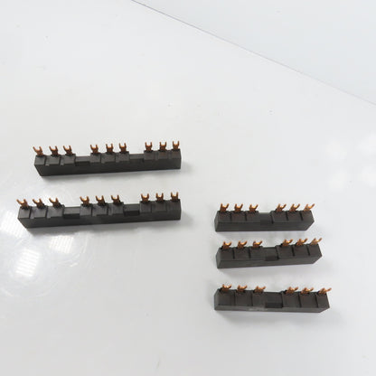 Siemens 3RV1915-2BB 3RV1915-2AB 3-Phase Copper Comb Busbar 63A 690V Lot Of 5