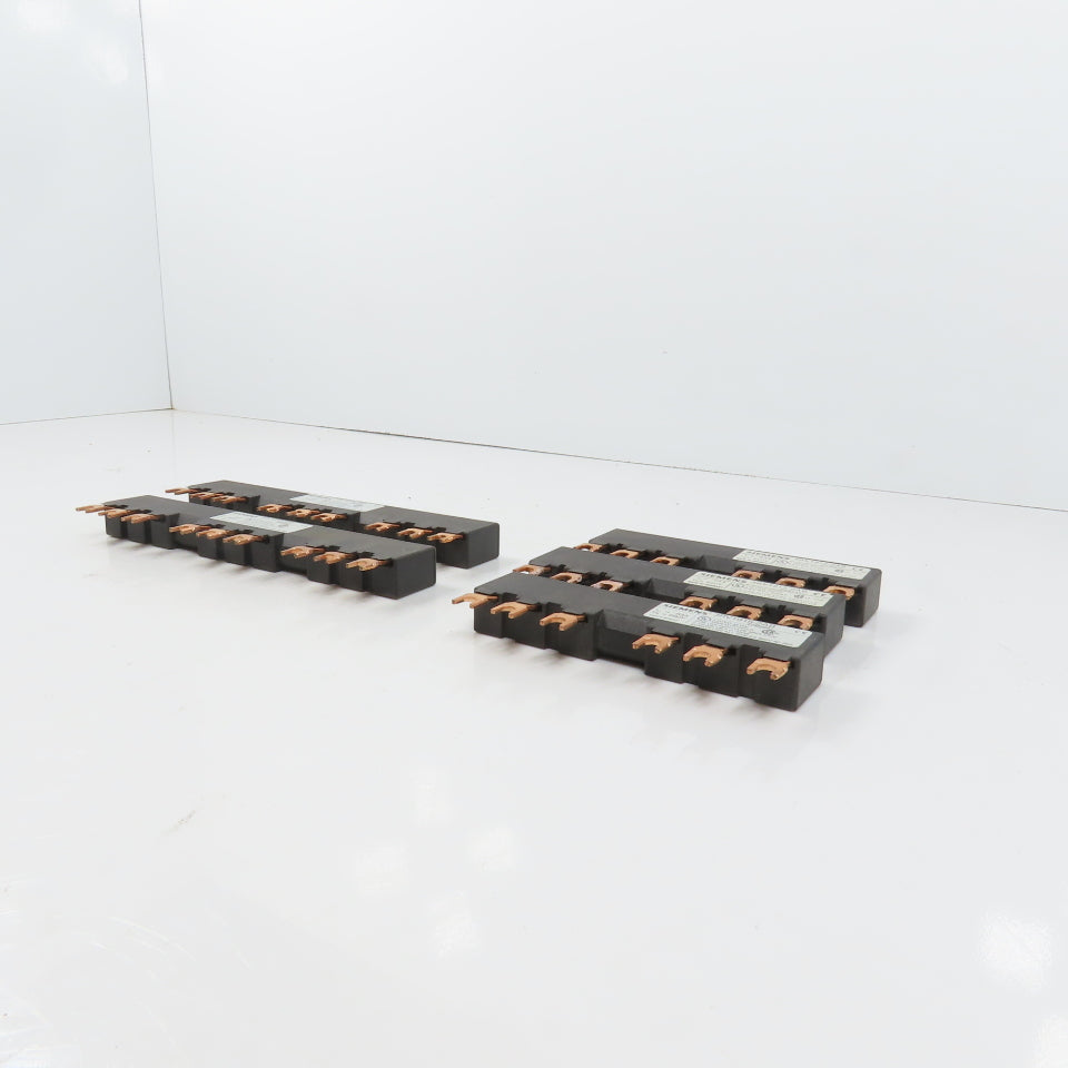 Siemens 3RV1915-2BB 3RV1915-2AB 3-Phase Copper Comb Busbar 63A 690V Lot Of 5