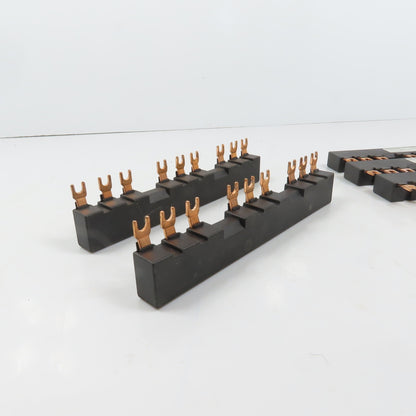 Siemens 3RV1915-2BB 3RV1915-2AB 3-Phase Copper Comb Busbar 63A 690V Lot Of 5