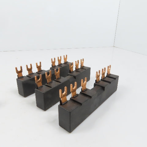 Siemens 3RV1915-2BB 3RV1915-2AB 3-Phase Copper Comb Busbar 63A 690V Lot Of 5
