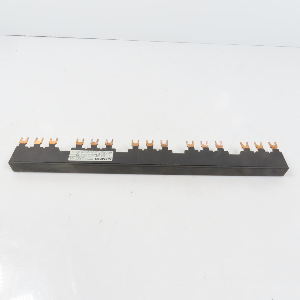 Siemens 3RV1915-2DB 3-Phase Copper Comb Busbar 63A 690V