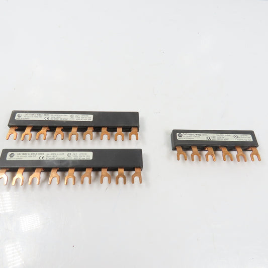 Allen Bradley 140M-C-W452 140M-C-W453 3PH Copper Compact Busbar 63A 690V Lot/3