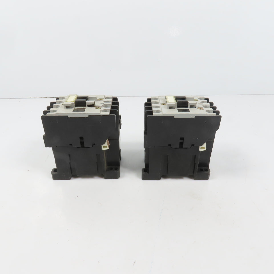 Allen Bradley 100-A09ND3 Ser B 9A 5HP Power IEC Contactor 120V Coil Lot Of 2