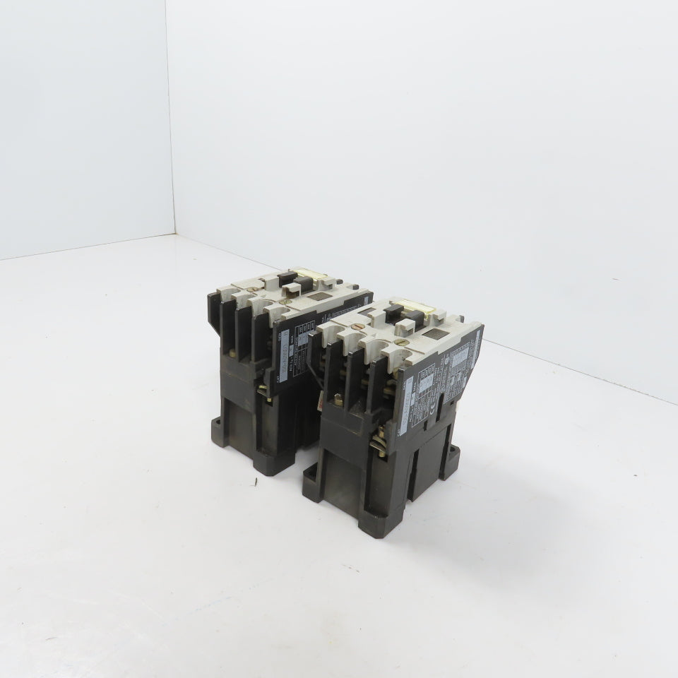Allen Bradley 100-A09ND3 Ser B 9A 5HP Power IEC Contactor 120V Coil Lot Of 2