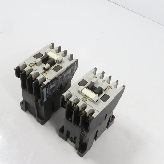 Allen Bradley 100-A09ND3 Ser B 9A 5HP Power IEC Contactor 120V Coil Lot Of 2
