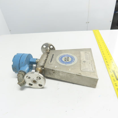Micro Motion DS025S113SU 1/2" Mass Flo Sensor 1900PSIG Tube