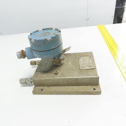 Micro Motion DS012H205SU Mass Flow Sensor 1700PSIG Tube -240 To 204°C