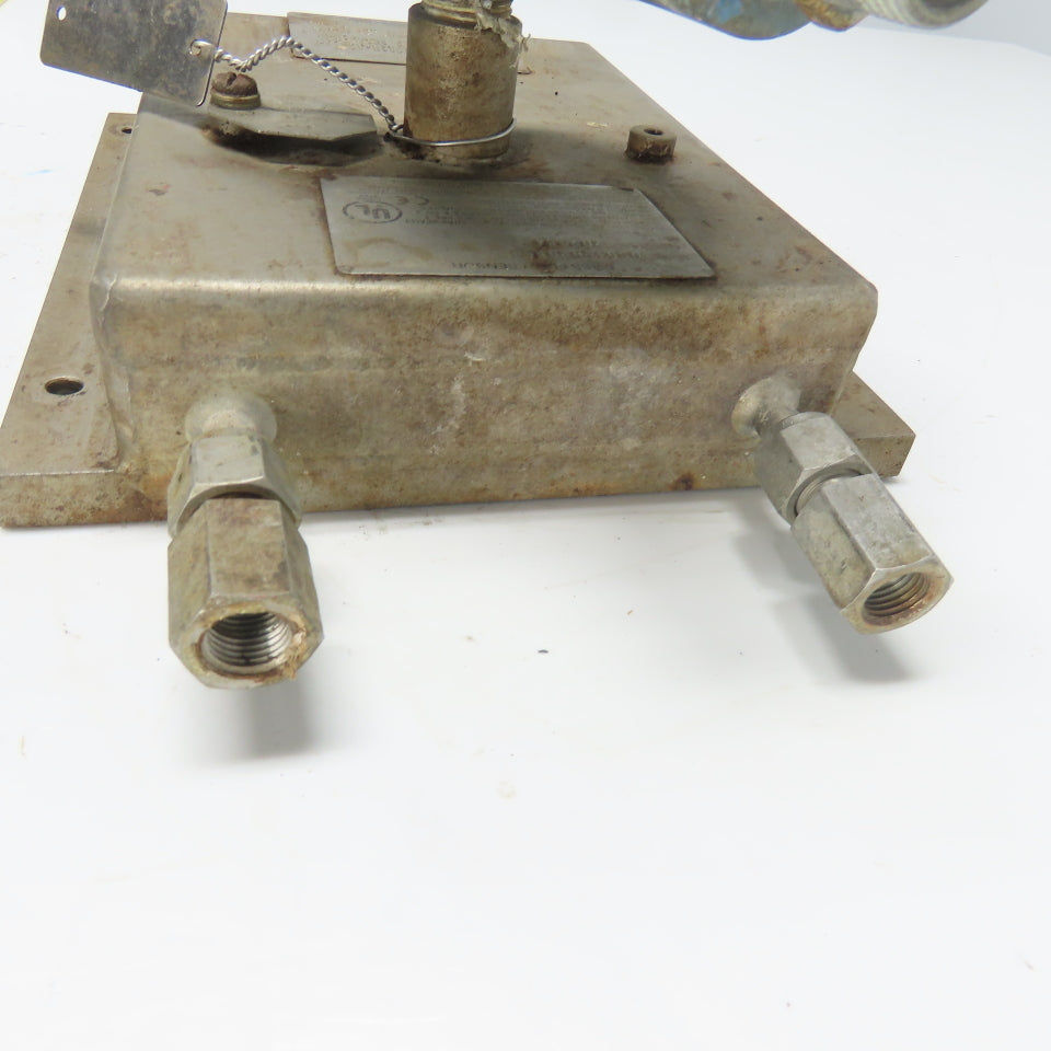 Micro Motion DS012H205SU Mass Flow Sensor 1700PSIG Tube -240 To 204°C