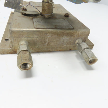 Micro Motion DS012H205SU Mass Flow Sensor 1700PSIG Tube -240 To 204°C