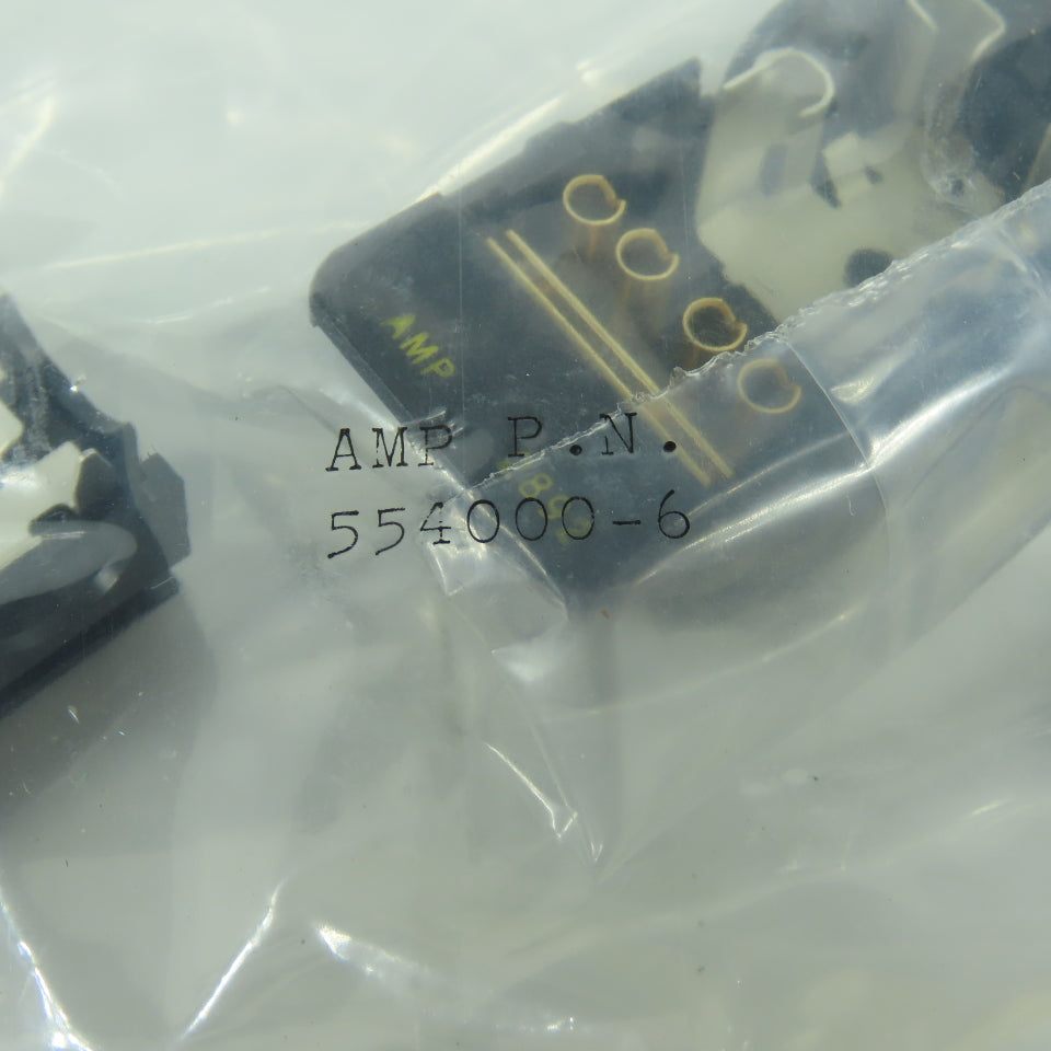 AMP Inc. 554000-6 Telecom & Datacom Connector 4-Contacts Male IDC Terminal Lot/3