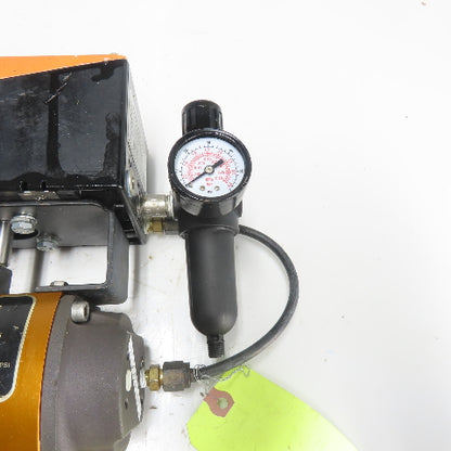 Flowserve L93SWM2P4 Valve Positioner 4-20mA W/1039SNR6 Pneumatic Actuator 120PSI