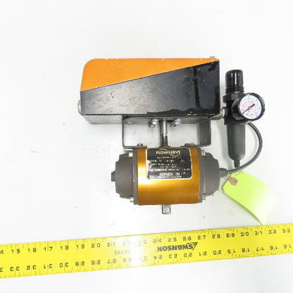 Flowserve L93SWM2P4 Valve Positioner 4-20mA W/1039SNR6 Pneumatic Actuator 120PSI