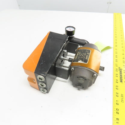 Flowserve L93SWM2P4 Valve Positioner 4-20mA W/1039SNR6 Pneumatic Actuator 120PSI