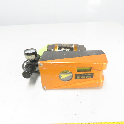 Flowserve L93SWM2P4 Valve Positioner 4-20mA W/1039SNR6 Pneumatic Actuator 120PSI