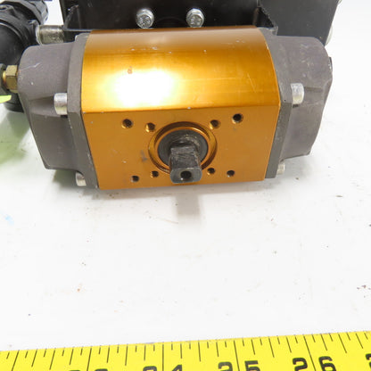 Flowserve L93SWM2P4 Valve Positioner 4-20mA W/1039SNR6 Pneumatic Actuator 120PSI