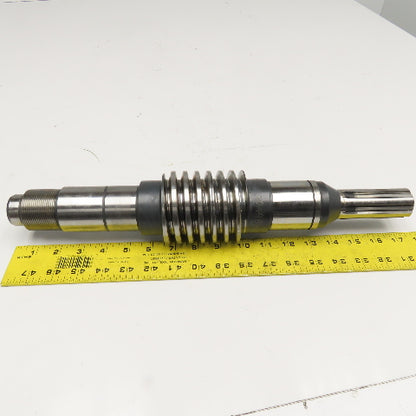 498096N 34mm Spline Worm Gear Shaft & Wheel Set Right Hand See Info4Specs Lot/2