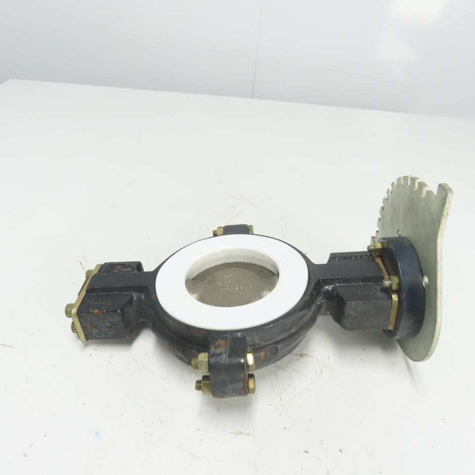 Flowserve 4-BTW-410R13NW 3-1/2" DCI Butterfly Valve TFE Liner 150PSIG
