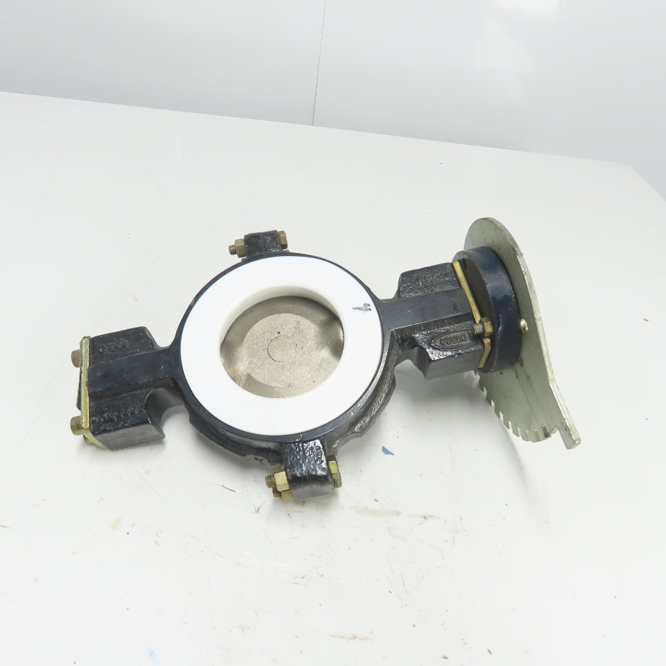Flowserve 4-BTW-410R13NW 3-1/2" DCI Butterfly Valve TFE Liner 150PSIG