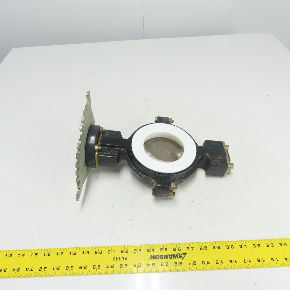 Flowserve 4-BTW-410R13NW 3-1/2" DCI Butterfly Valve TFE Liner 150PSIG