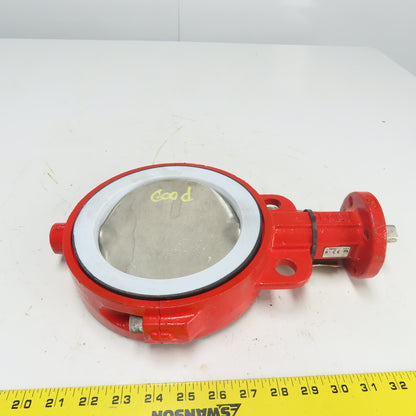 Bray 5-1/2" ANSI 150 CI 126 Wafer Butterfly Valve