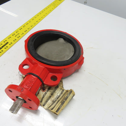 Bray 5-1/2" ANSI150 CI 125 Wafer Butterfly Valve 316SS 250PSI