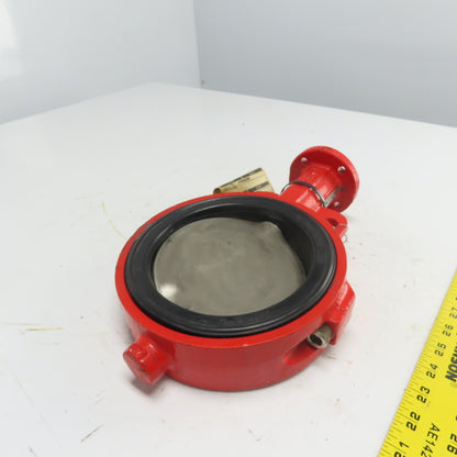 Bray 5-1/2" ANSI150 CI 125 Wafer Butterfly Valve 316SS 250PSI
