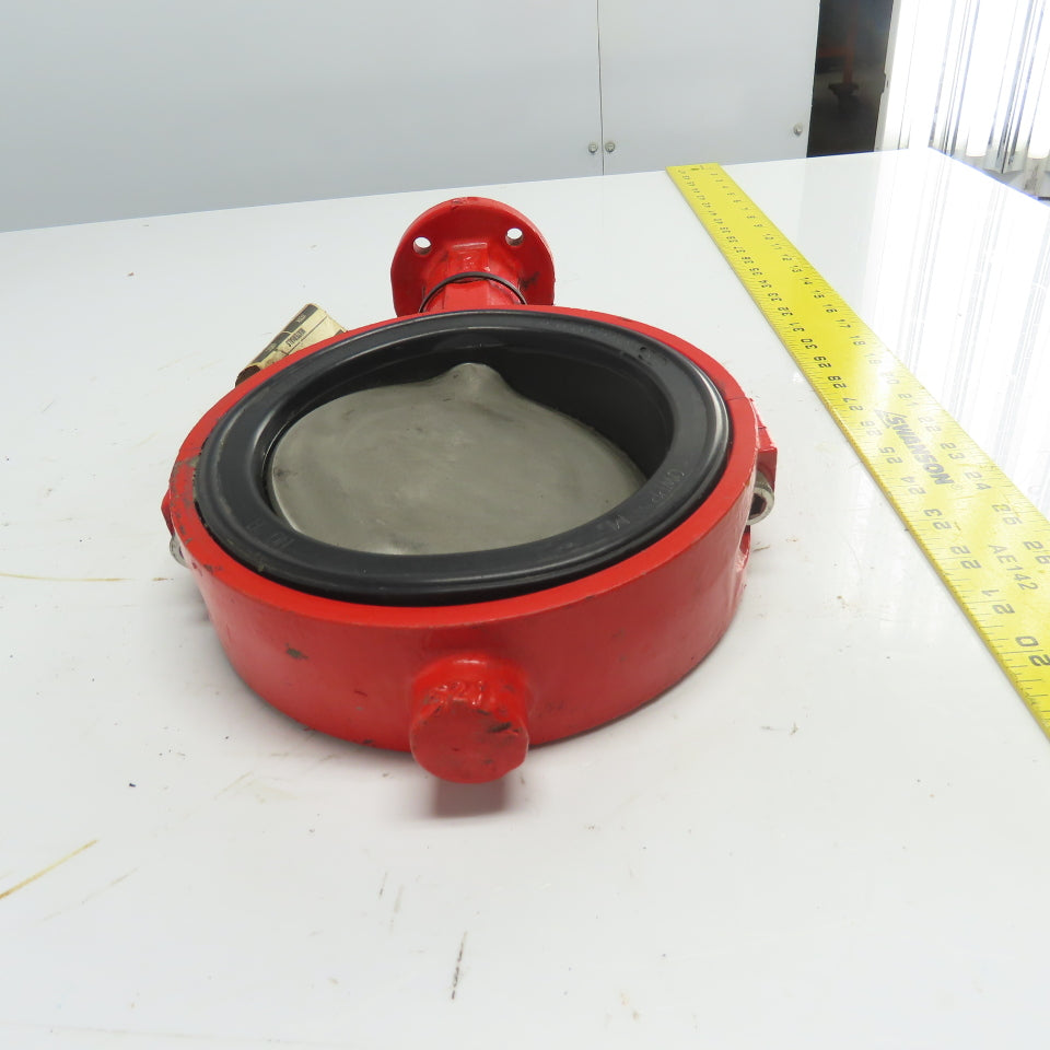 Bray 5-1/2" ANSI150 CI 125 Wafer Butterfly Valve 316SS 250PSI