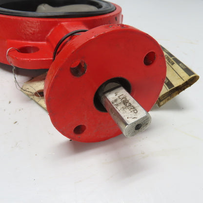 Bray 5-1/2" ANSI150 CI 125 Wafer Butterfly Valve 316SS 250PSI