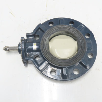 4" Plastic PVC Wafer Butterfly Valve ANS1 8-Bolt 9" OD