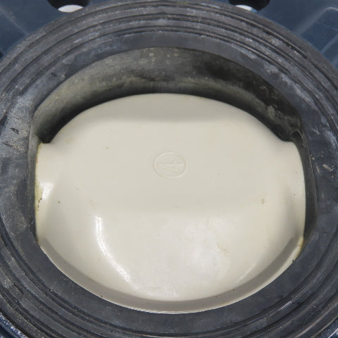 4" Plastic PVC Wafer Butterfly Valve ANS1 8-Bolt 9" OD