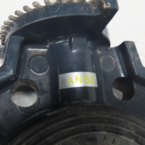 4" Plastic PVC Wafer Butterfly Valve ANS1 8-Bolt 9" OD