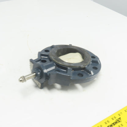 4" Plastic PVC Wafer Butterfly Valve ANS1 8-Bolt 9" OD