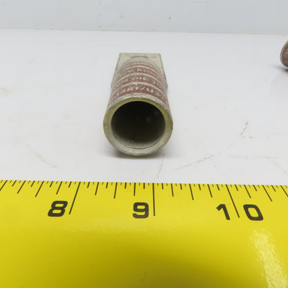 Burndy YA34-2N 500 2-Hole Crimp Terminal Lug Brown Die 20/299 Lot of 4