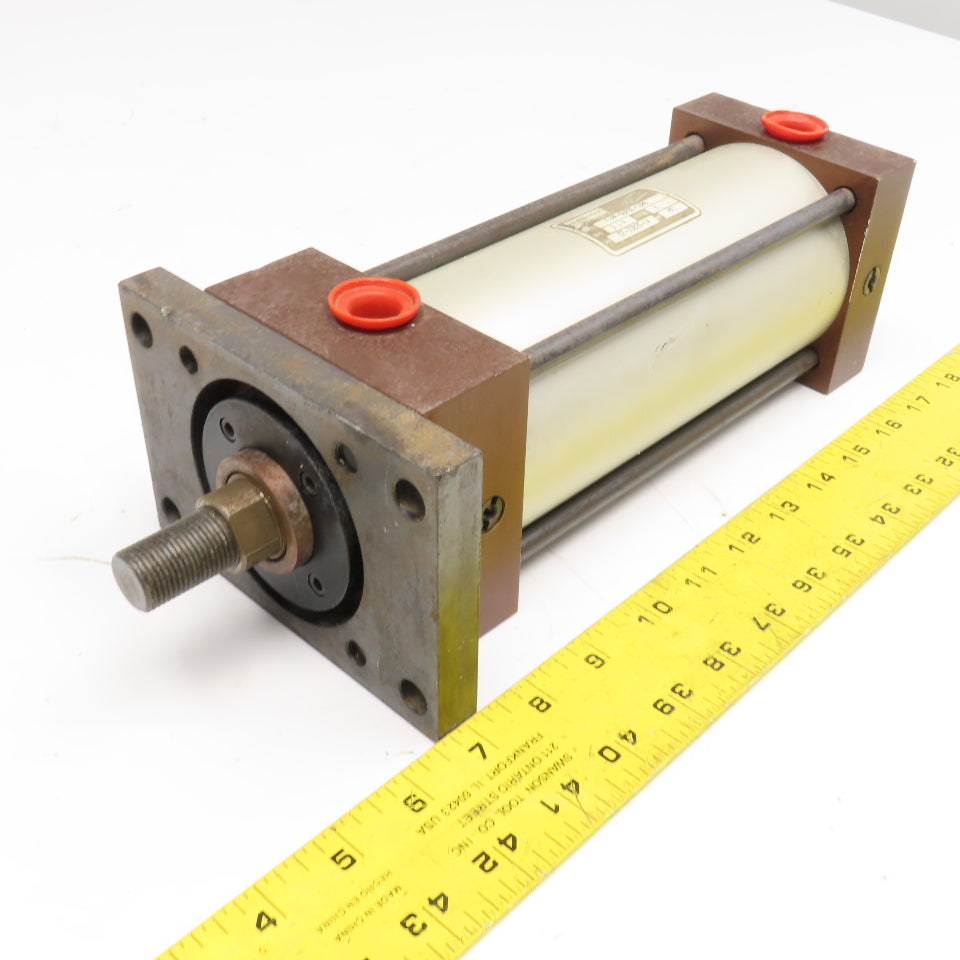 Numatics F1AP-06A3E-C3A0 3-1/4" Bore 6" Stroke Double Acting Air Cylinder