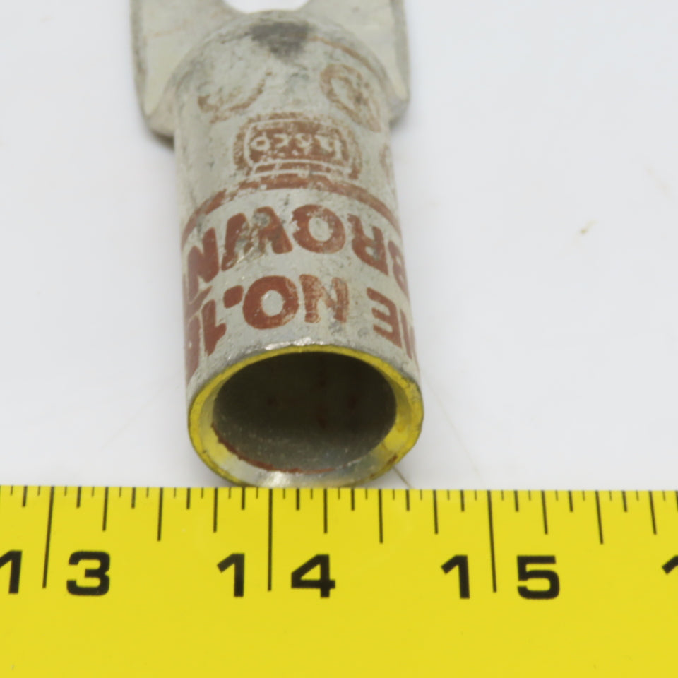 ILSCO CRA500-L2 2-Hole Crimp Terminal Lug Brown Die 20/299 Lot of 2