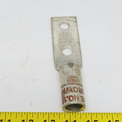 ILSCO CRA500-L2 2-Hole Crimp Terminal Lug Brown Die 20/299 Lot of 2